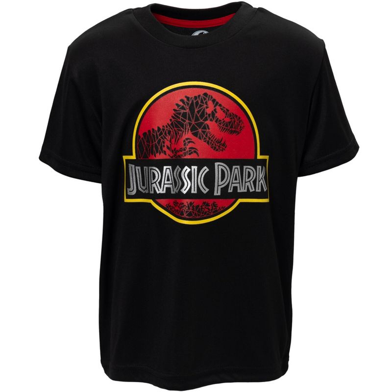 Jurassic World Jurassic Park Blue T-Rex 3 Pack Pullover T-Shirts Toddler, 4 of 8
