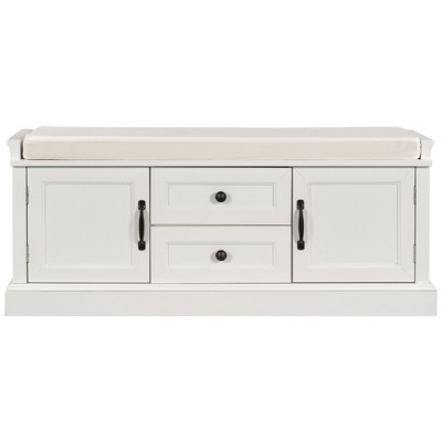 Bella Depot 42.5''W Storage Bench with Drawers and Cabinets