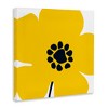 Stupell Industries Pop Art Yellow Floral Canvas Art, 17" x 17" - 2 of 4