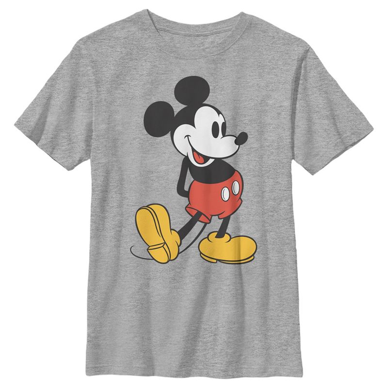 Boy's Disney Mickey Mouse Large Pose T-Shirt, 1 of 6
