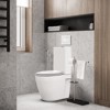 Elongated Toilet Seat Soft-Closing Universal Fit for Standard Toilets Thickened Durable PP Plastic with Quick Installation Hinge Easy-Clean Surface - 2 of 4