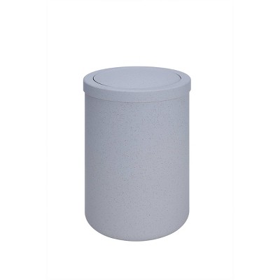 Bioplastics Mini Counter Top Wastebasket Gray - enHome