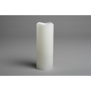 tagltd 3X8 Light-Up Led Pillar Candle With 5 Hour Timer Flameless Dripless Reusable For Home Decor Wedding Parties - 1 of 3
