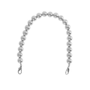 Unique Bargains Faux Pearl Handbag Strap Silver Tone 1 Pc - 1 of 4