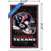 Trends International NFL Houston Texans - Neon Helmet 24 Framed Wall Poster Prints - 3 of 4