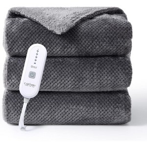 Heated Blanket, Flannel Electric Blanket, Soft Thick Heated Throw for Couch with 5 Heat Settings & 4H Auto Shut Off - 1 of 4