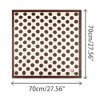 INSPIRE CHIC Women's Polka Dot Square Neckerchief Headband 27.56*27.56 inches(L*W) - 3 of 4