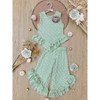 Sage Oasis Lace Top and Ruffle Pants Set Mia Belle Girls - 2 of 4