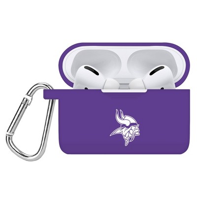 NFL Minnesota Vikings Apple AirPods Pro Compatible Silicone Battery Case Cover - Purple