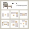 Amazonia MauiMood Outdoor Patio Accent Chair, Armless Chair with Cushions - 4 of 4