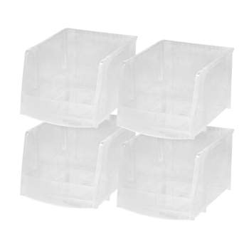 Iris 12 x 12 Slim Portable Project Case, 10 Pack, Clear