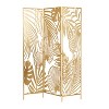 Glam Metal And Acrylic Room Divider Screen Gold - Olivia & May