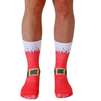 Living Royal Santa Boots Adult Crew Socks