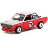 Datsun 510 #74 Daniel Wu "Trans-Am B-Sedan 2.5 Challenge" (2023) Silver and Red "Hobby64" 1/64 Diecast Model Car by Tarmac Works - 2 of 4