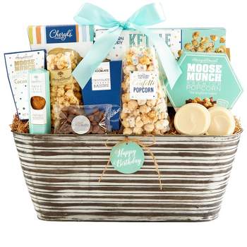 GreatArrivals Gift Baskets Baby's First Birthday, Large Baby Boy Birthday  Gift Basket, 7 Pound : : Grocery & Gourmet Food