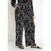 ELOQUII Women's Plus Size Printed Wide Leg Pant - image 3 of 4