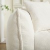 Sapphtopaz 5-Foot Bean Bag Chair High Resilience Foam Chenille Bean Bag Chairs for Adult Sofa Chair for Two Accent Chair for Living Room, Bedroom - 2 of 4
