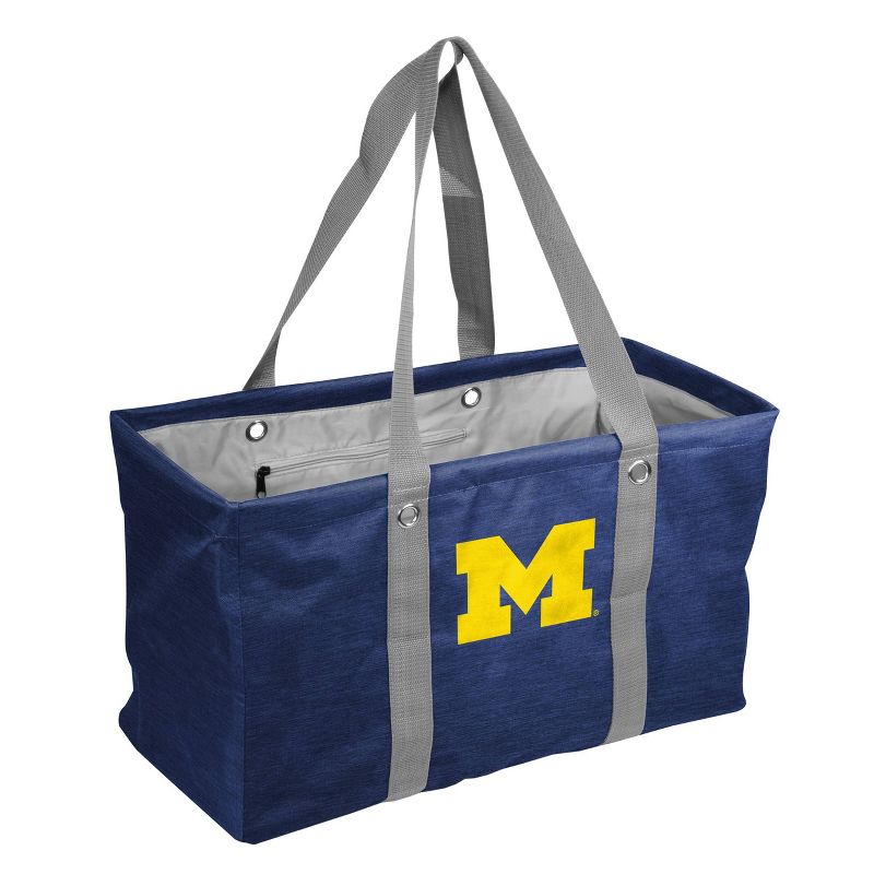 NCAA Michigan Wolverines Convertible Crosshatch Picnic Caddy, 1 of 2