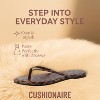 CUSHIONAIRE Cruise Flip Flops for Women Footwear | Vacation Beach Essentials | Casual Sandals with Wide Widths - 2 of 4