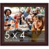 PosterPalooza | Photo Size Linear Brown Picture Frame - UV Acrylic, Foam Board Backing, Hanging Hardware - 2 of 4