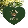 University of La Verne Leopards Logo Heart Love Wood Christmas Tree Holiday Ornament - 2 of 3