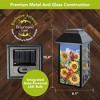 Briarwood Lane Summer Lantern 12" x 6" x 6" Cardinals and Sunflowers Solar For Summer Lantern - 2 of 4