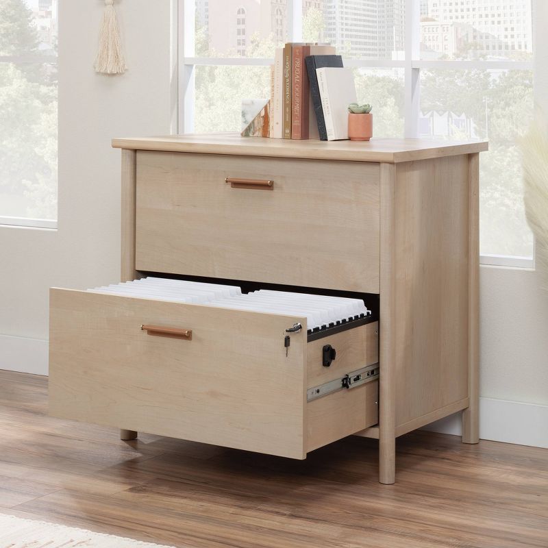 Whitaker Point 2 Drawer Lateral File Natural Maple - Sauder: Locking, Legal-Size, Office Storage, Transitional Style, 3 of 7