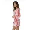 Riviera Sun Womens Tie Dye 3/4 Sleeve Rayon Crepe Printed Romper for Women - 2 of 3