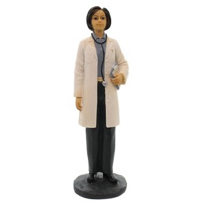 Figurine 8.0 Inch Female Doctor White Hospital Medical Figurines - 1 of 3