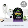 Big Dot of Happiness Colorful Mardi Gras Mask - Masquerade Party Scavenger Hunt - 1 Stand and 48 Game Pieces - Hide and Find Game - 2 of 4
