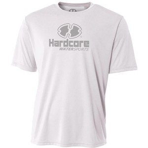 Hardcore Men's Short Sleeve Rash Guard Surf Shirt - Relaxed Fit Swimwear Designed for Combined Comfort and Performance - 1 of 4