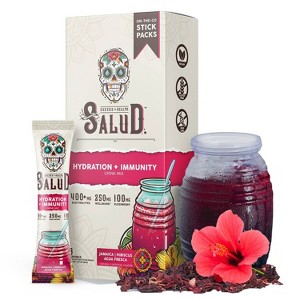 Salud Hydration + Immunity Jamaica Hibiscus Drink Mix - 6pk/0.21 oz Sticks - 1 of 4