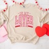 Simply Sage Market Women's Graphic Sweatshirt In My Lover Era Varsity - 3 of 3