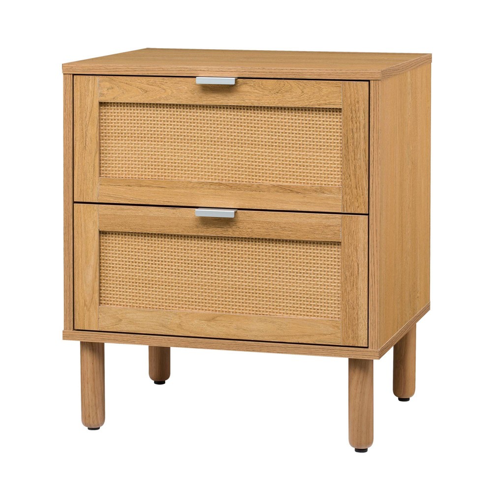 Photos - Storage Сabinet Sango Orre 2 Drawer Nightstand Brown  