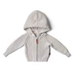 Goumikids Organic Cotton Knit Hoodie for Infants