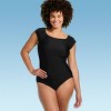 Lands' End Women's Cap Sleeve One Piece Swimsuit - 3 of 3