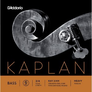D'Addario Kaplan Series Double Bass G String 3/4 Size Heavy - 1 of 2