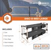Disc-O-Bed Youth Double Cot Kid-O-Bunk, Modular for Bunk Beds, Dual Cots, or Bench with 2 Carry Bags - 2 of 4