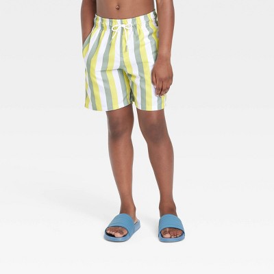 Boys' Solid Swim Shorts - Cat & Jack™ Yellow