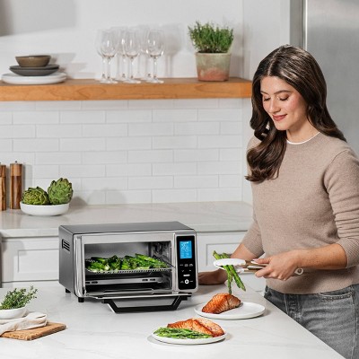 Gourmia Digital 4-Slice Toaster Oven Air Fryer with 11 Cooking Functions Stainless Steel Gray‼️light dirt‼️