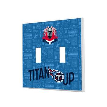 Keyscaper Tennessee Titans 2024 Illustrated Limited Edition Hidden-Screw Light Switch Plate