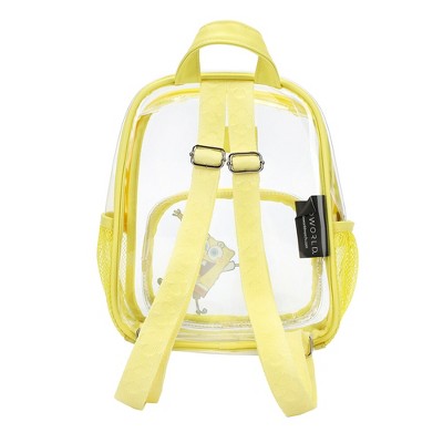 SpongeBob SquarePants Open Arms Clear 10" Adult Mini Backpack — фото 2