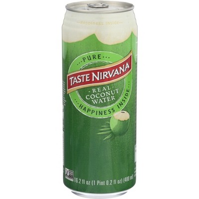 Taste Nirvana Coconut Water Can -16.2 fl oz