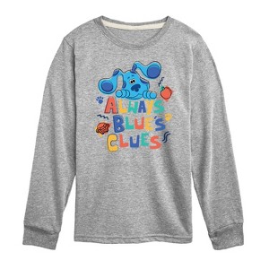 Boys' - Blue's Clues & You! - Always Blue's Clues Long Sleeve Graphic T-Shirt - 1 of 3