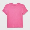 Women's Slim Fit Cropped Ribbed T-Shirt - A New Day™ - 4 of 4