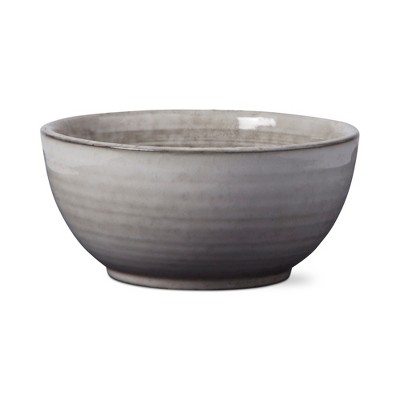 TAG Loft Speckled Reactive Glaze Stoneware Bowl Grey 17 oz. Dishwasher Safe Set 4