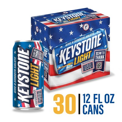Keystone Light Beer - 30pk/12 fl oz Cans