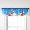 The Lakeside Collection Petunia and Gnorme Winter Fun Home Accents - Window Valance 1 Pieces - 3 of 4
