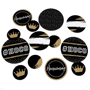 Big Dot of Happiness Hoco Dance - Homecoming Giant Circle Confetti - Party Decorations - Large Confetti 27 Count - 1 of 4