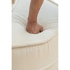 Velvet Upholstered Round Accent Barrel Lazy Chair with Pillows - 4 of 4